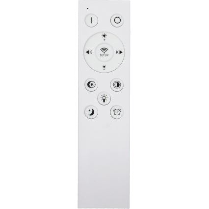 Fulgur s-43042 - Dimbar LED-taklampa NOMY-RC LED/50W/230V 3000/4000/6500K Ø 60 cm IP40 svart + fjärrkontroll