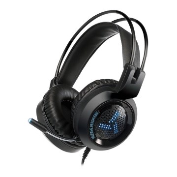Gaming LED RGB hörlurar VARR med mikrofon 3.5