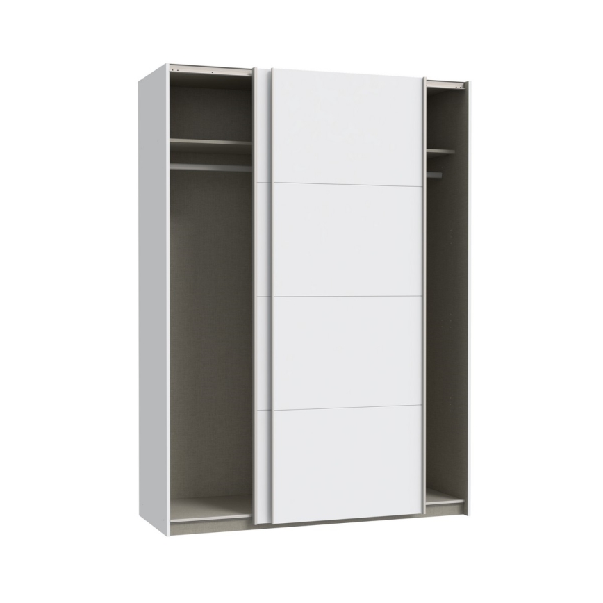 Garderob KARO 150x210 cm vit