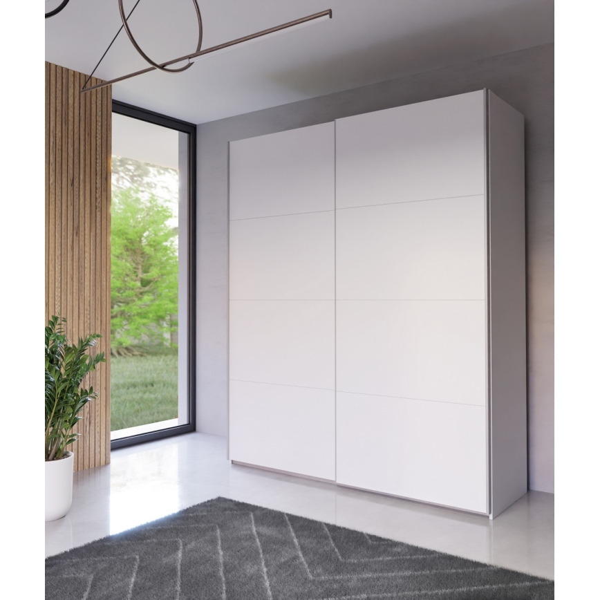 Garderob KARO 170x210 cm vit