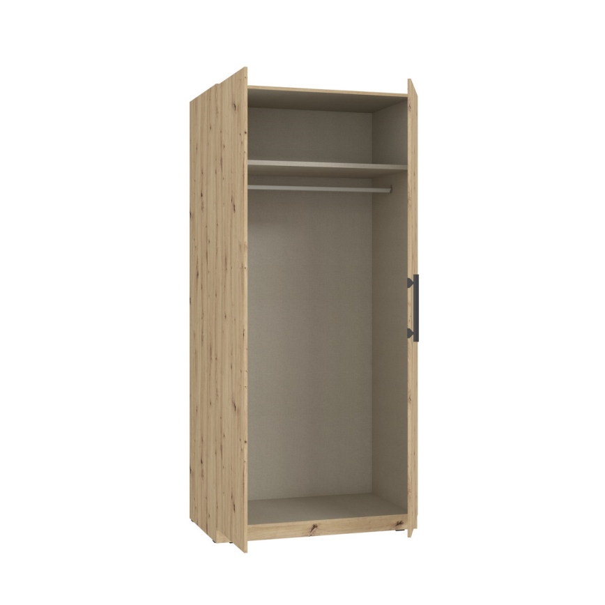 Garderob MARO 100x213 cm, Artisan-ek