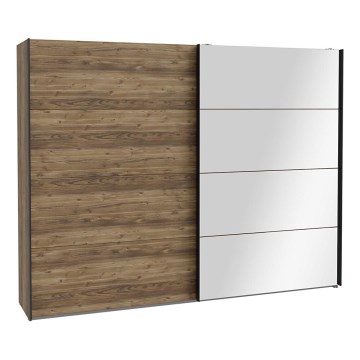 Garderob med spegel OREN 270x210 cm Artisan-ek