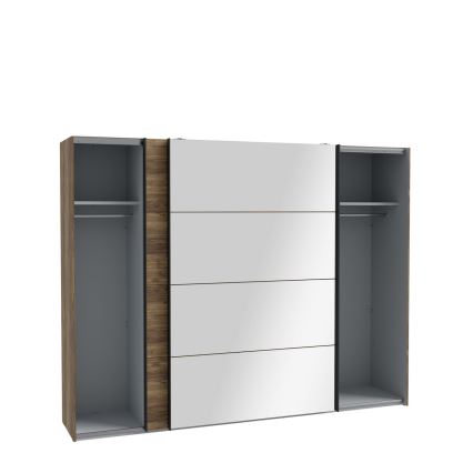 Garderob med spegel OREN 270x210 cm Artisan-ek