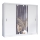 Garderob SABRINA 250x215 cm vit