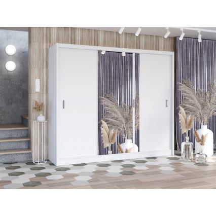 Garderob SABRINA 250x215 cm vit
