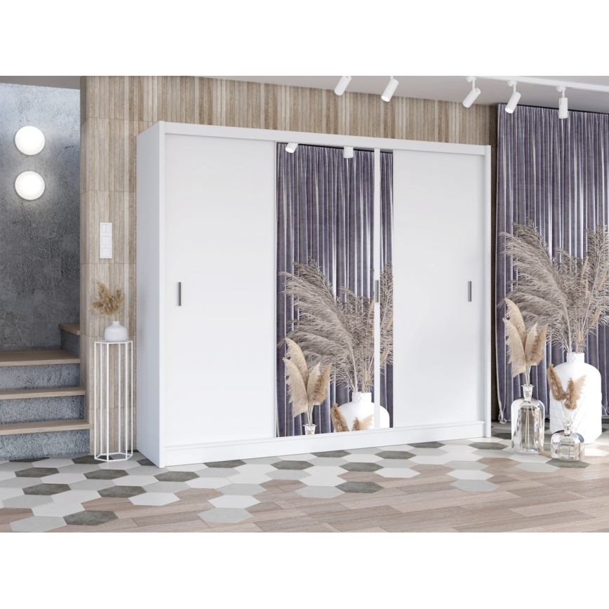 Garderob SABRINA 250x215 cm vit