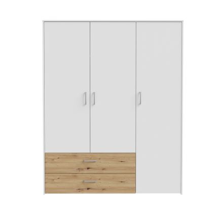 Garderob URO 152x190 cm artisan-ek/vit