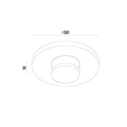 Gardino LX1421 - LED taklampa för utomhusbruk TULIPANI LED/18W/230V IP54