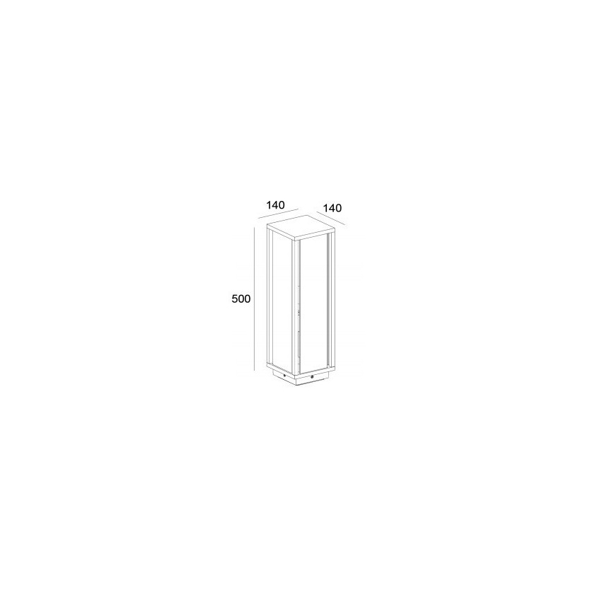 Gardino LX1463-500 - Utomhuslampa MELISSA 1xE27/15W/230V IP54