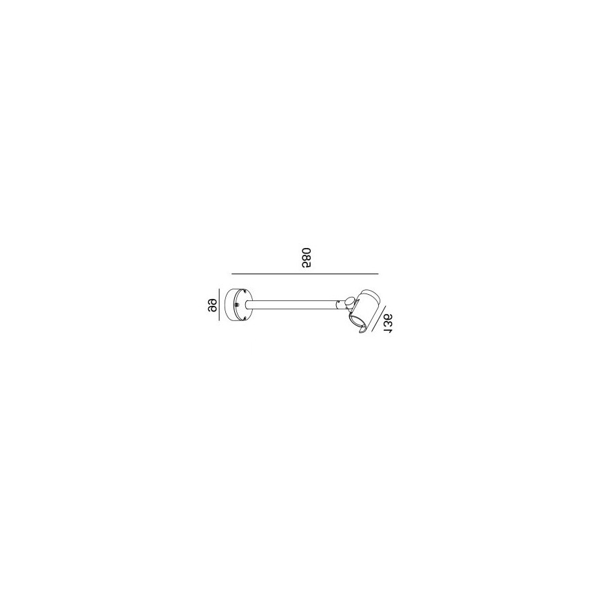 Gardino LX1674 - LED Utomhus väggspotlight ROSE LED/15W/230V IP65