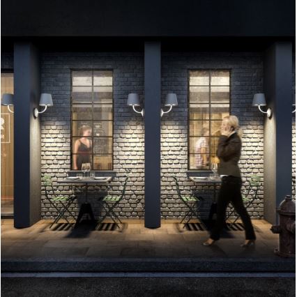 Gardino LX1791 - LED Vägglampa för utomhusbruk VIOLA LED/7W/230V IP65