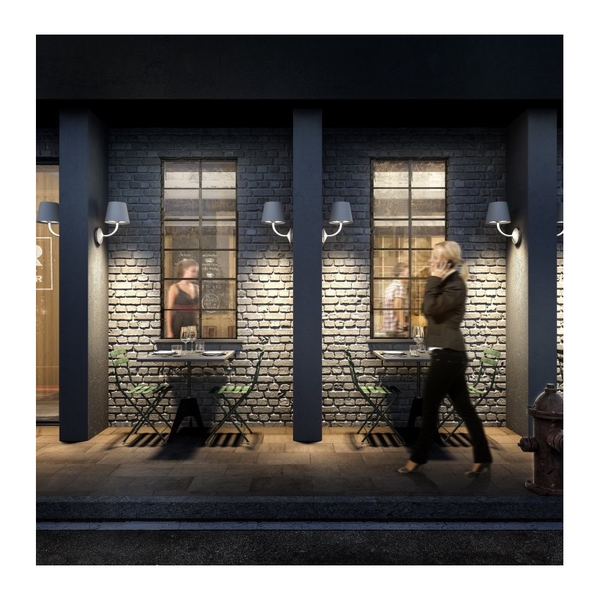 Gardino LX1791 - LED Vägglampa för utomhusbruk VIOLA LED/7W/230V IP65
