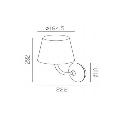 Gardino LX1791 - LED Vägglampa för utomhusbruk VIOLA LED/7W/230V IP65