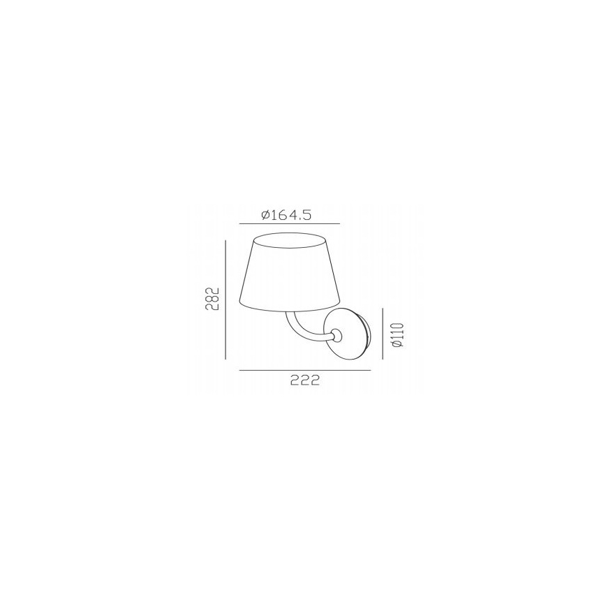 Gardino LX1791 - LED Vägglampa för utomhusbruk VIOLA LED/7W/230V IP65