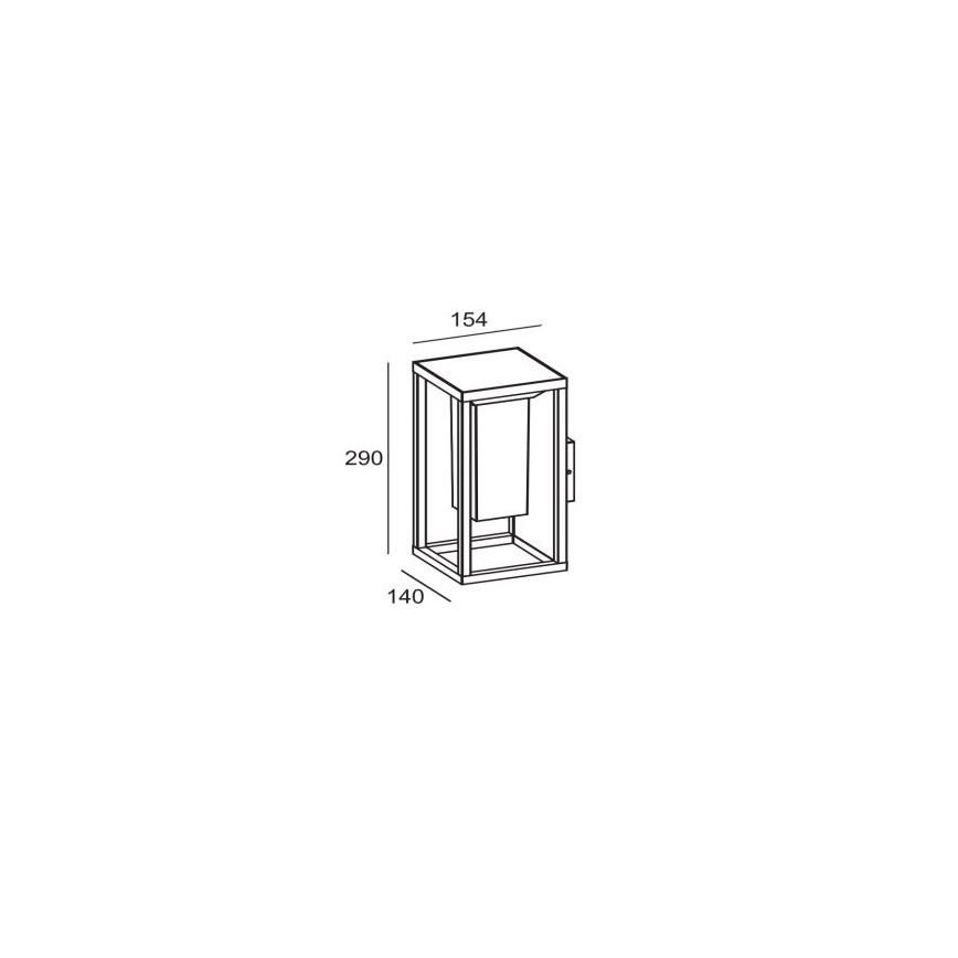 Gardino LX6051 - LED solcell väggbelysning DANTELION LED/2,2W/3,7V IP54