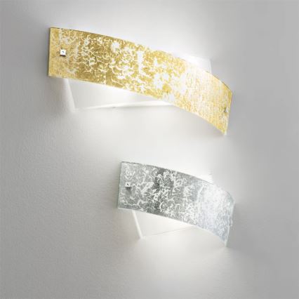 Gea Luce CAMILLA A M arg - Vägglampa CAMILLA 4xE14/28W/230V 54 cm silver