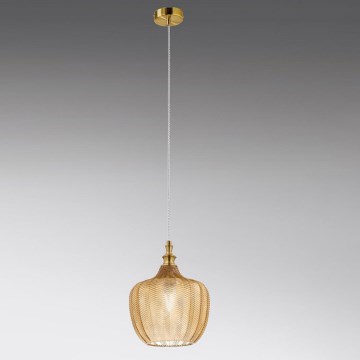 Gea Luce CLEOFE S/10 A - Ljuskrona med textilsladd CLEOFE 1xE27/60W/230V diameter 24 cm