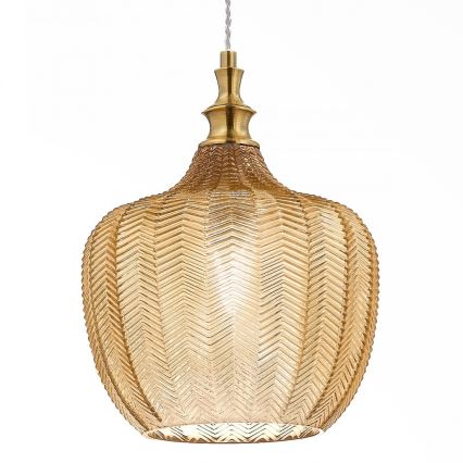 Gea Luce CLEOFE S/10 A - Ljuskrona med textilsladd CLEOFE 1xE27/60W/230V diameter 24 cm