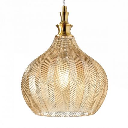Gea Luce CLEOFE S/11 A - Ljuskrona med textilsladd CLEOFE 1xE27/60W/230V diameter 23 cm