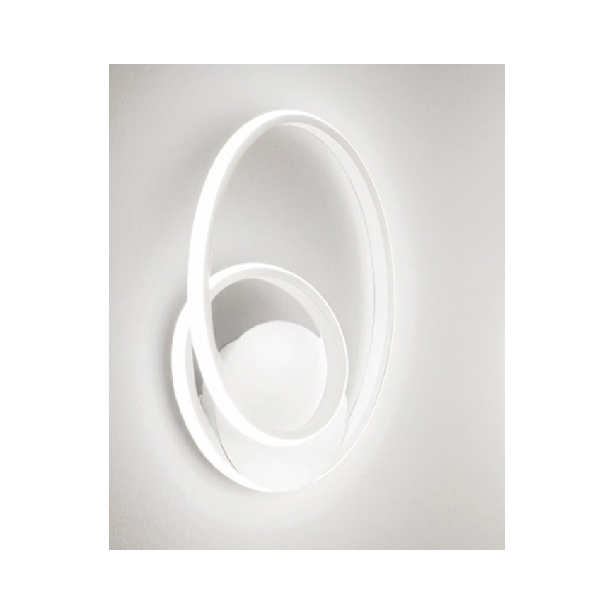 Gea Luce DIVA A BIANCO SATINATO - LED ljusreglerad vägglampa DIVA LED/20W/230V vit