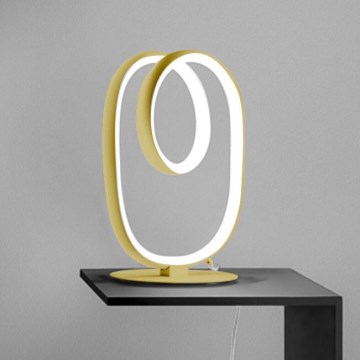 Gea Luce DIVA L ORO SPAZZOLATO - LED Dimbar bordslampa DIVA LED/17W/230V guld