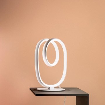 Gea Luce DIVA L TITANIO - LED Dimbar bordslampa DIVA LED/17W/230V grå