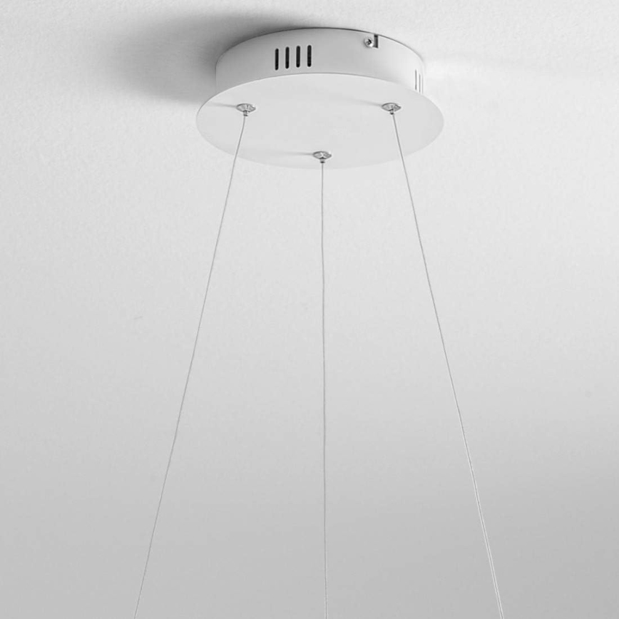 Gea Luce DIVA S G TITANIO - LED ljusreglerad ljuskrona på textilsladd DIVA LED/44W/230V grå