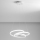 Gea Luce DIVA S P BIANCO - LED ljusreglerad ljuskrona på textilsladd DIVA LED/43W/230V vit