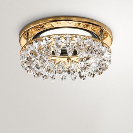 Gea Luce GFA100 - Infälld lampa 1xGU10/6,5W/230V guld