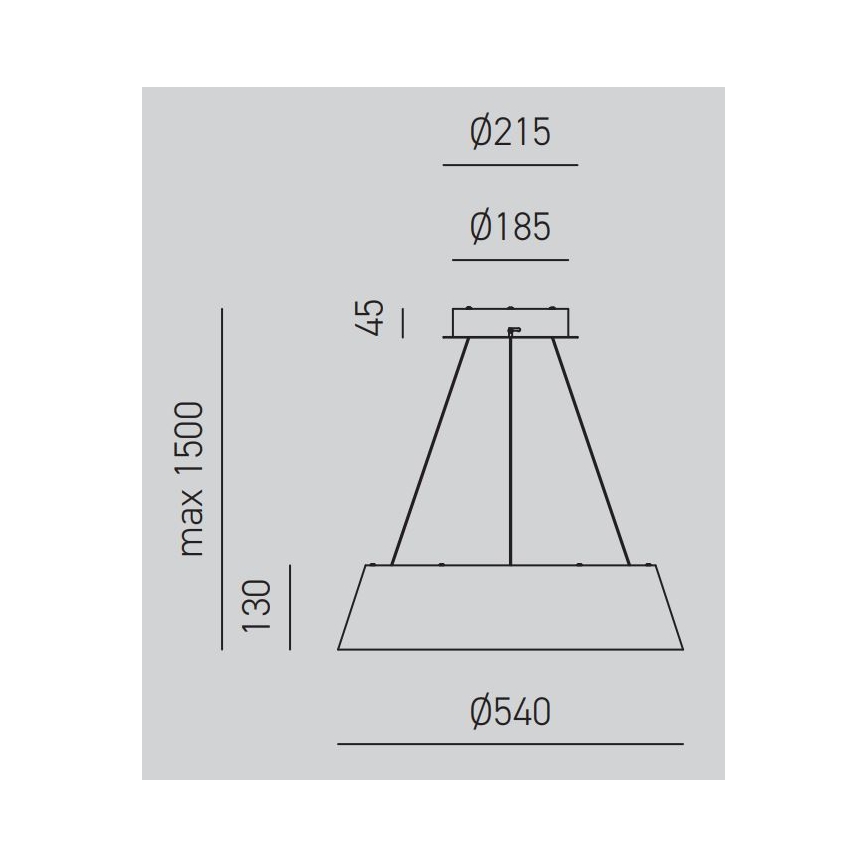 Gea Luce JULIETTE S B - LED ljusreglerad ljuskrona på textilsladd JULIETTE LED/50W/230V vit