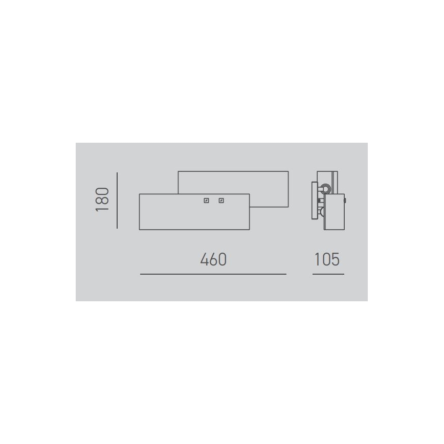 Gea Luce LARA A P oro - Vägglampa LARA 2xE14/42W/230V guld