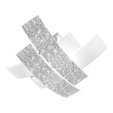 Gea Luce LARA P G arg - Taklampa LARA 4xE27/52W/230V 91 cm silver