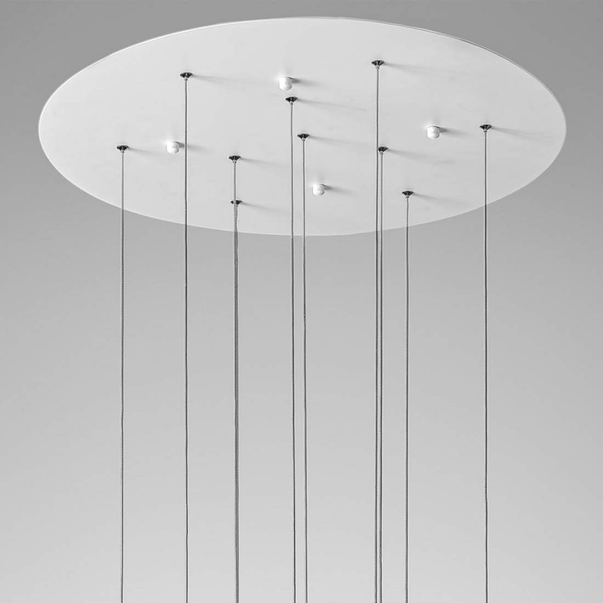 Gea Luce SFERA S10 G - Ljuskrona med textilsladd SFERA 10xG9/28W/230V
