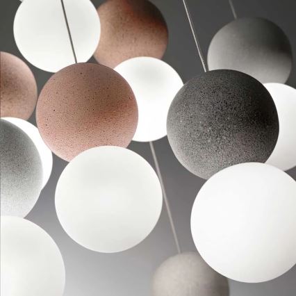 Gea Luce SFERA S6 G - Ljuskrona med textilsladd SFERA 6xG9/28W/230V