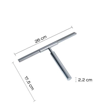 Gedy - Glasskrapa THOR skinande krom