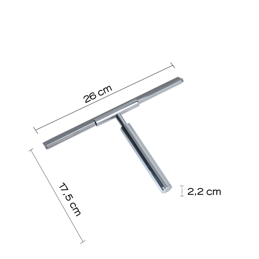 Gedy - Glasskrapa THOR skinande krom