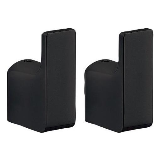 Gedy - KIT 2x Väggkrok PIRENEI matt svart