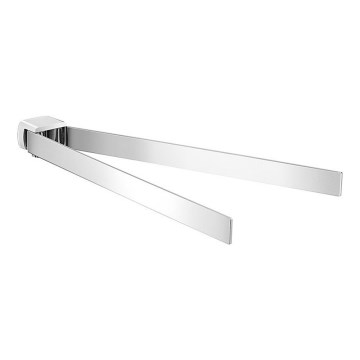 Gedy - Vägg roterande handduk hållare PIRENEI 36 cm skinande krom
