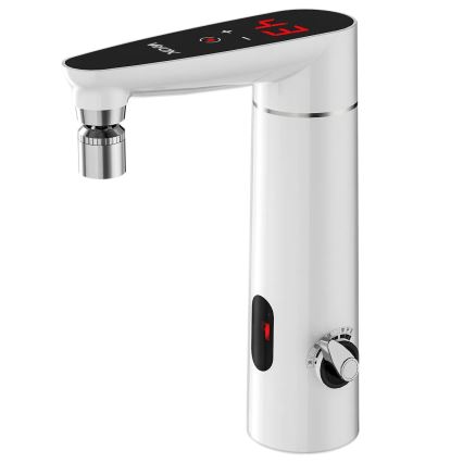 Genomströmningsvärmare med touch med sensor och LED display 3000W/230V IPX4 vit