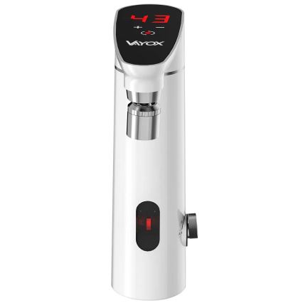 Genomströmningsvärmare med touch med sensor och LED display 3000W/230V IPX4 vit