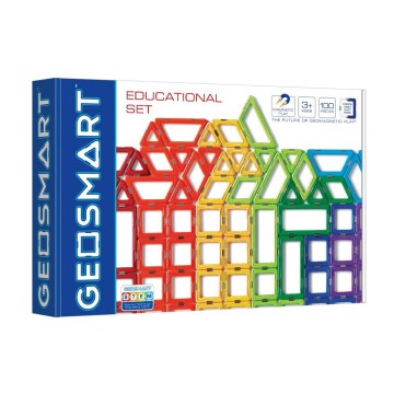 GeoSmart - Magnetiskt byggset 100 delar
