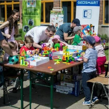 GeoSmart - Magnetiskt byggset 100 delar