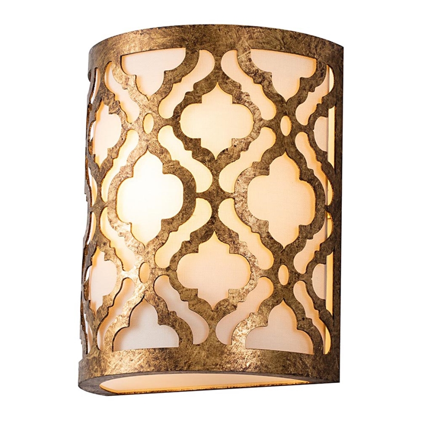 Gilded Nola - Vägglampa ARABELLA 1xE27/60W/230V