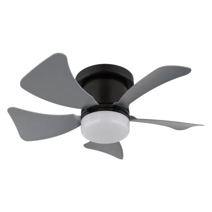 Globo - LED Dimbar takfläkt LED/10W/230V 3000-6500K grå + fjärrkontroll