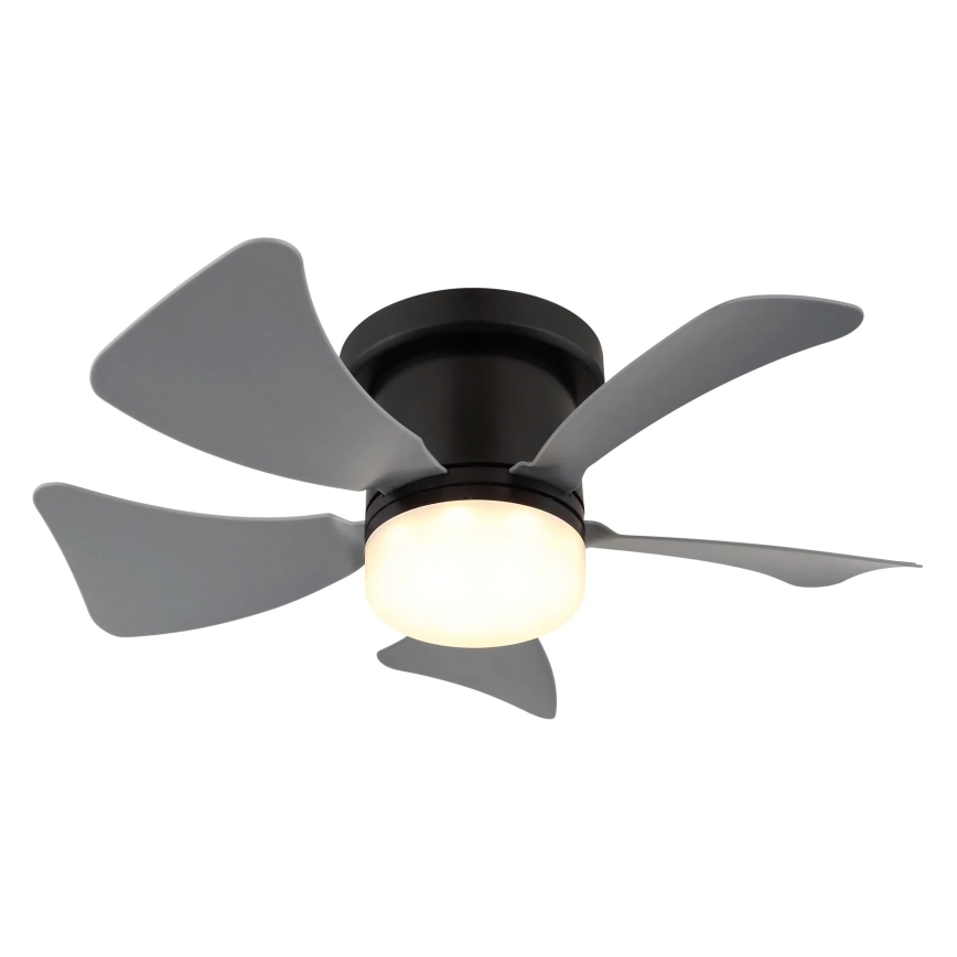Globo - LED Dimbar takfläkt LED/10W/230V 3000-6500K grå + fjärrkontroll
