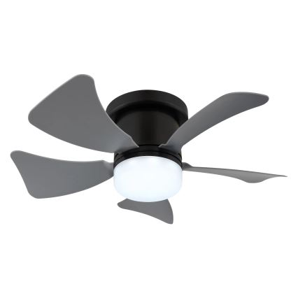 Globo - LED dimbar takfläkt LED/10W/230V 3000-6500K grå + fjärrkontroll
