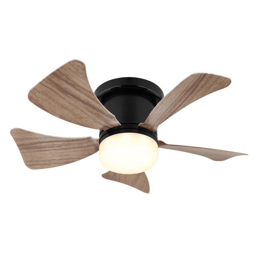 Globo - LED Dimbar takfläkt LED/10W/230V 3000-6500K brun + fjärrkontroll