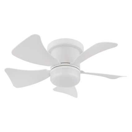 Globo - LED Dimbar takfläkt LED/10W/230V 3000-6500K vit + fjärrkontroll