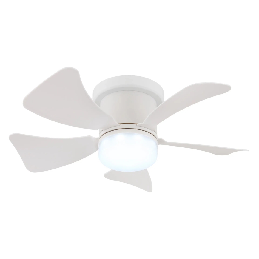Globo - LED Dimbar takfläkt LED/10W/230V 3000-6500K vit + fjärrkontroll