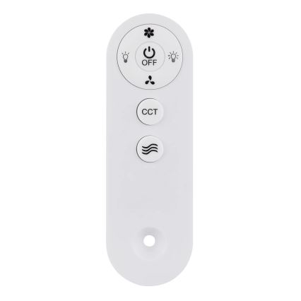 Globo - LED Dimbar takfläkt LED/10W/230V 3000-6500K vit + fjärrkontroll